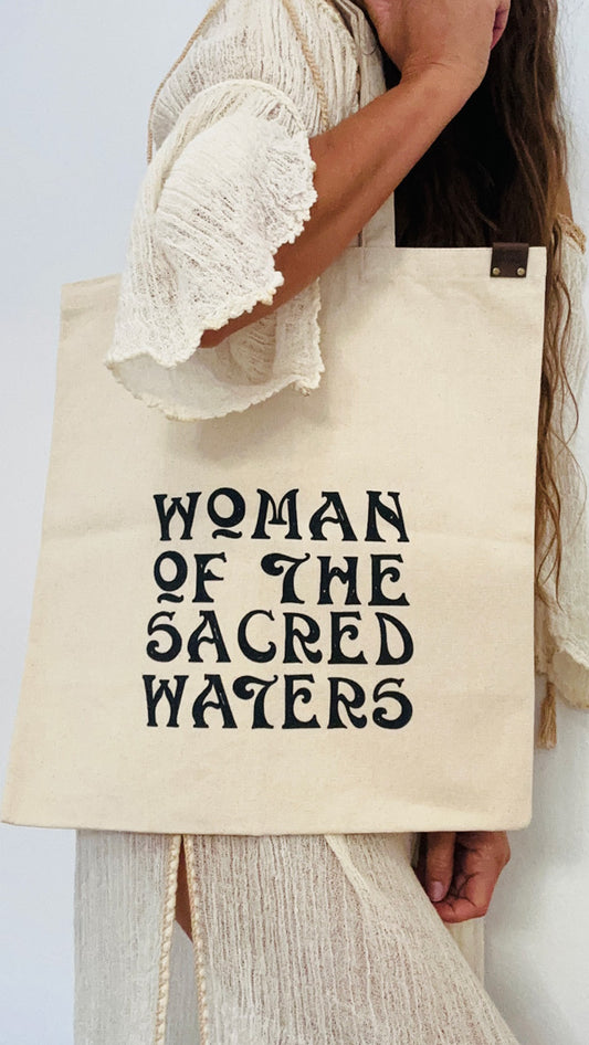 WOMAN OF THE SACRED WATERS TOTE