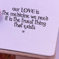 WORDS OF LOVE CARD SET