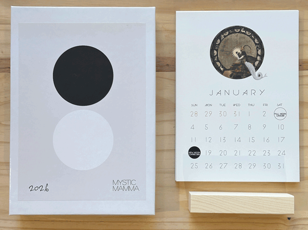 2026 MYSTIC MAMMA MOON ART CALENDAR