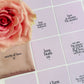 WORDS OF LOVE CARD SET