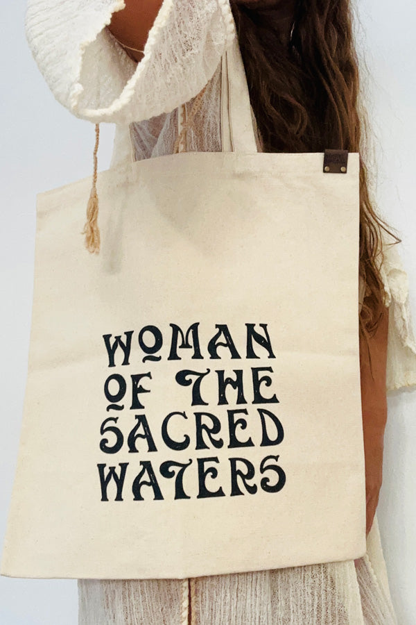 WOMAN OF THE SACRED WATERS TOTE