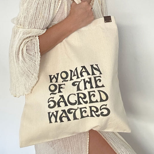 WOMAN OF THE SACRED WATERS TOTE'MM