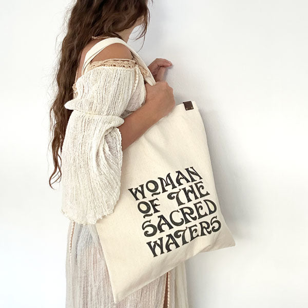 WOMAN OF THE SACRED WATERS TOTE'MM