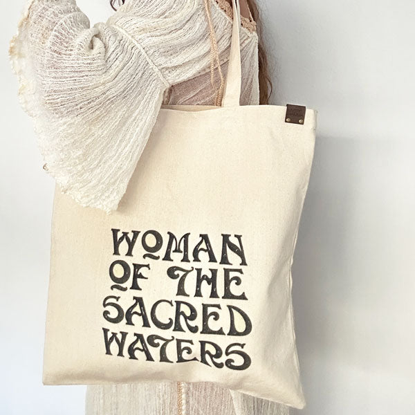 WOMAN OF THE SACRED WATERS TOTE'MM